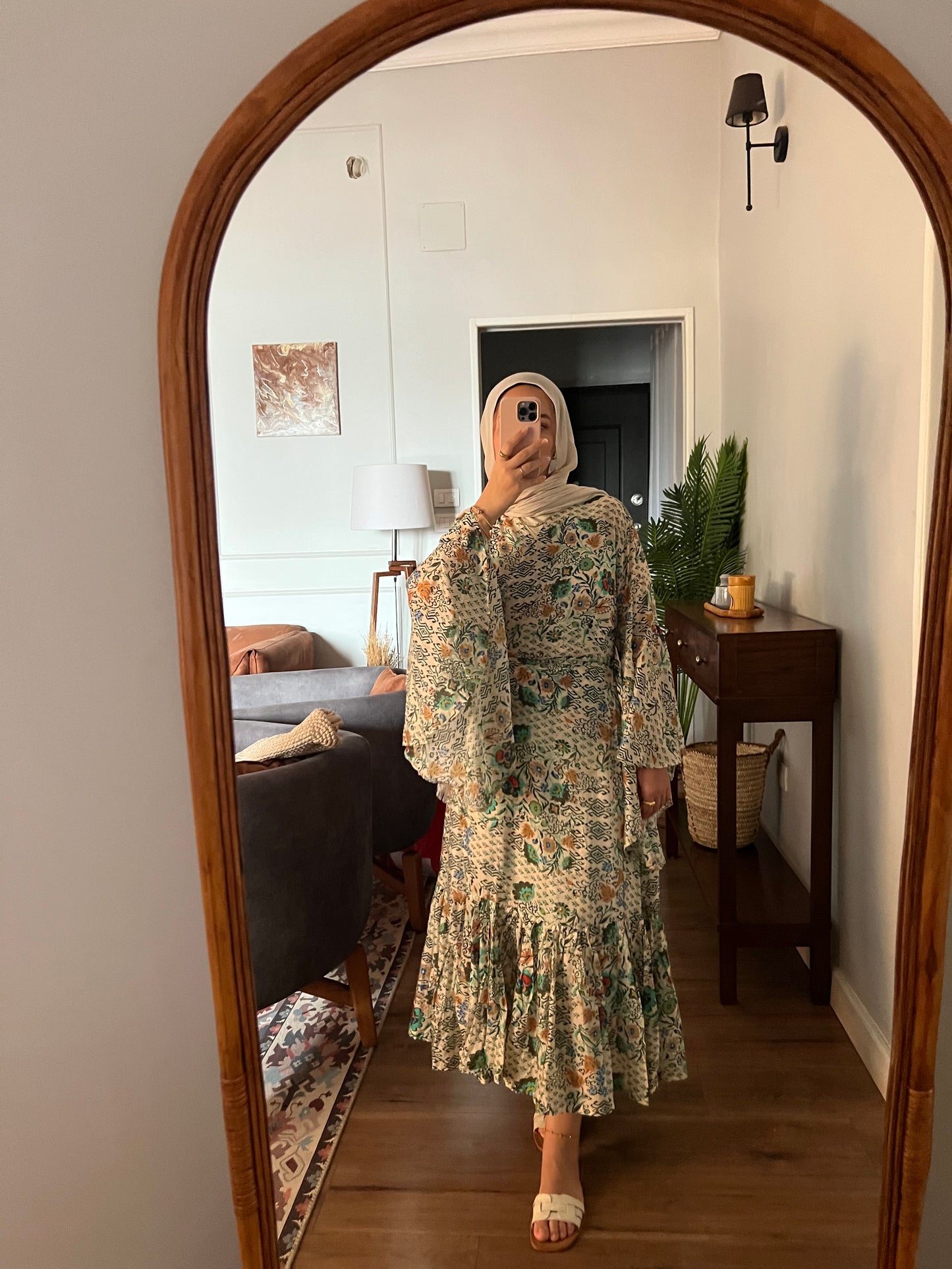 linen wrap dress