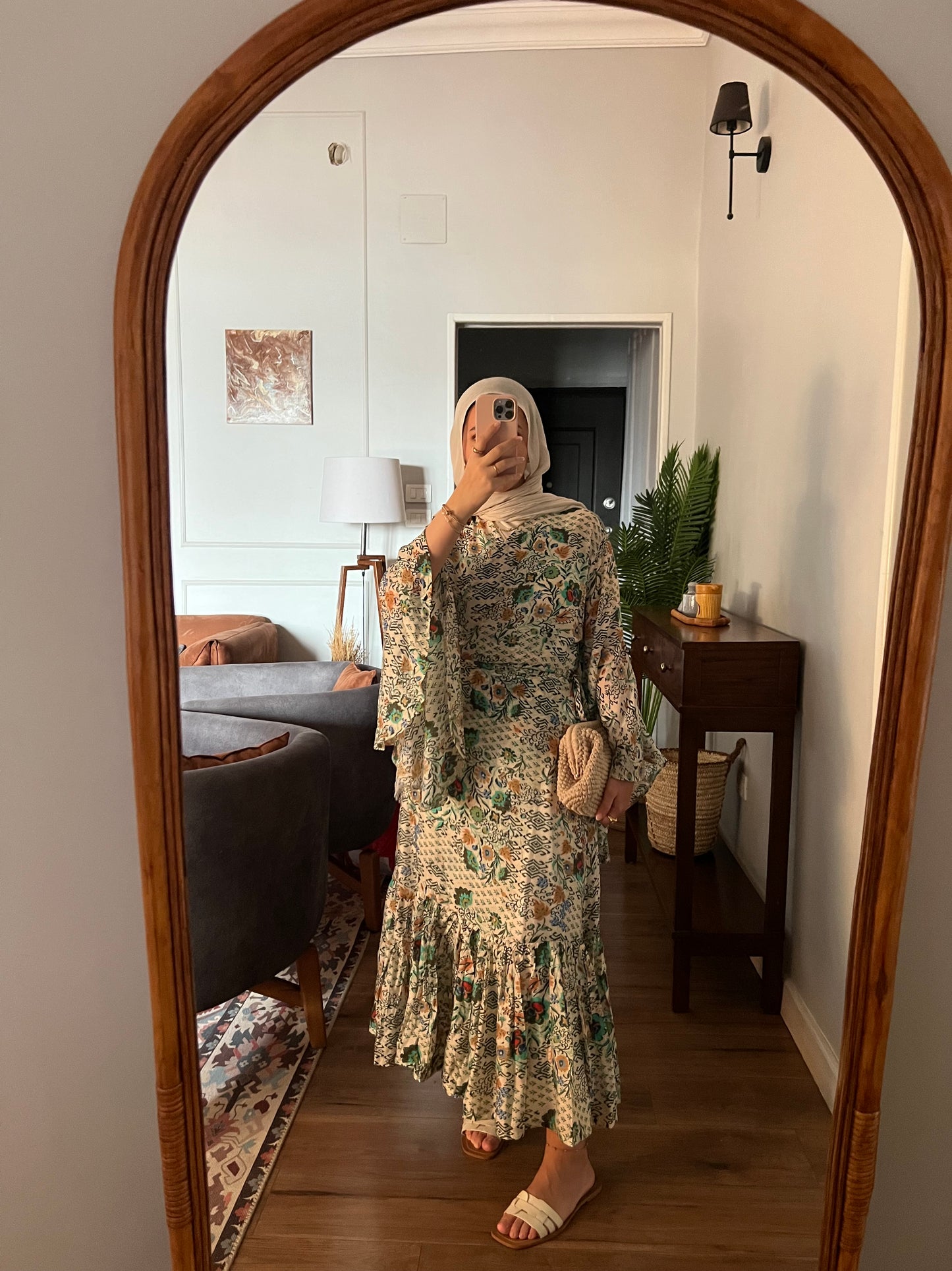 linen wrap dress