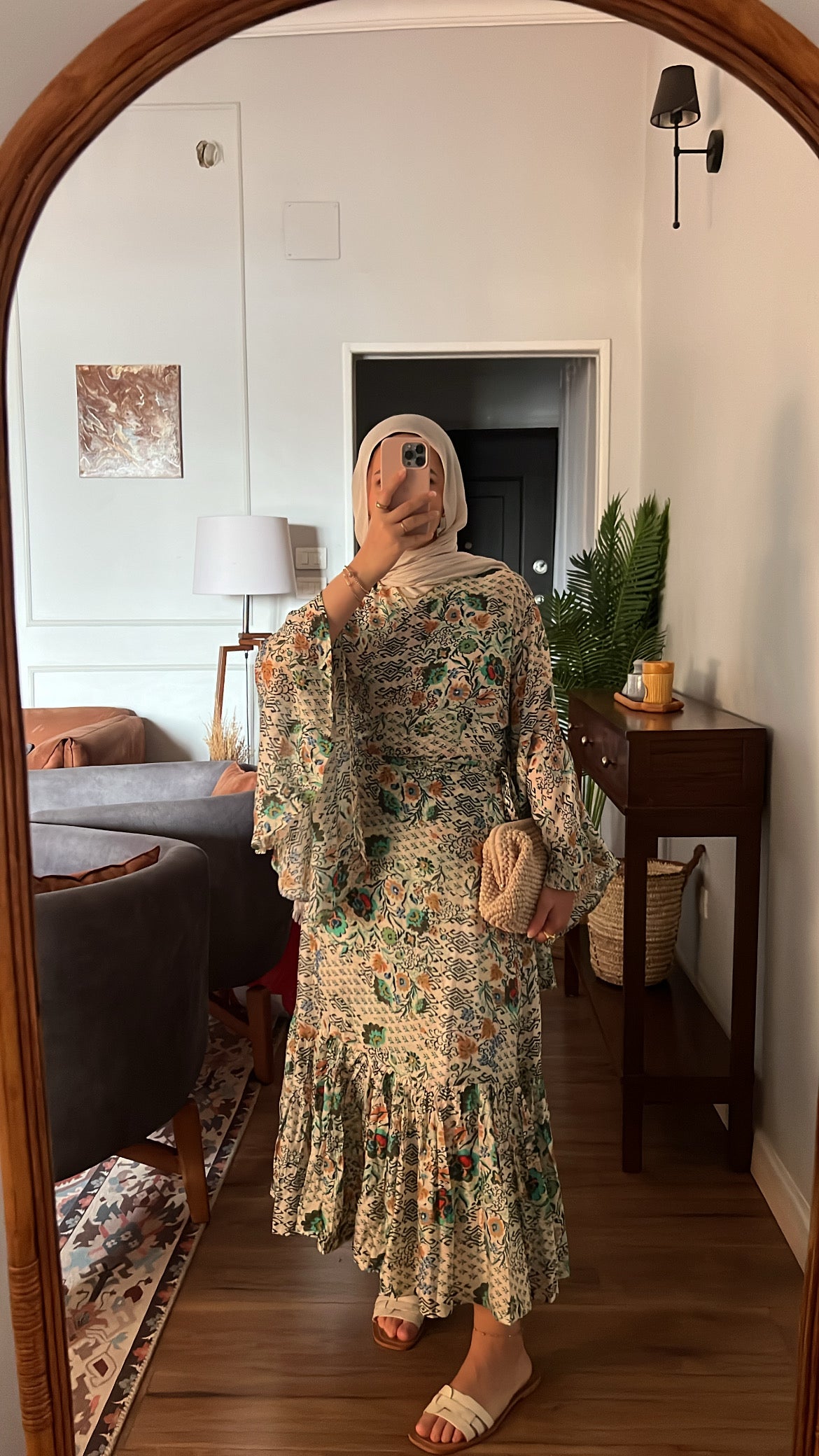 linen wrap dress